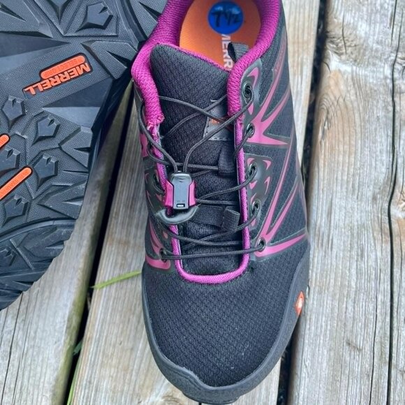 Women's MERRELL Fullbench Steel Toe Safety Work Shoes Size 7.5 - Picture 5 of 7